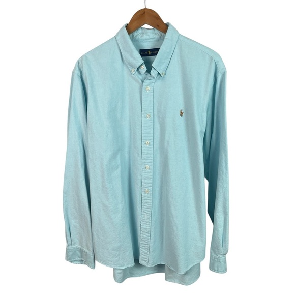 BF914 Men’s Polo Ralph Lauren Designer Preppy Button Down Shirt XXL - Picture 1 of 4